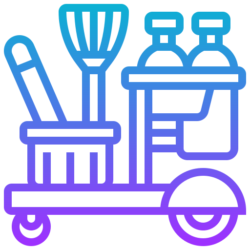 Cleaning tools icon