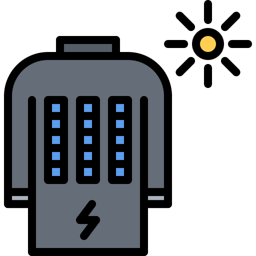 Solar panel icon