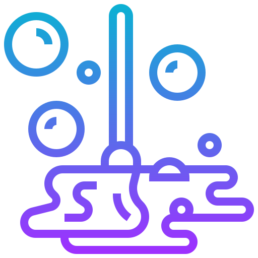 Cleaning mop icon