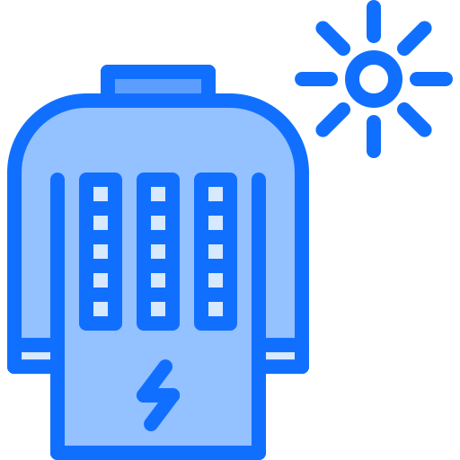 Solar panel icon