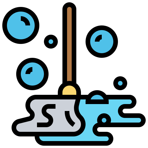 Cleaning mop icon