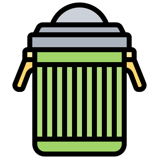 Garbage bin icon