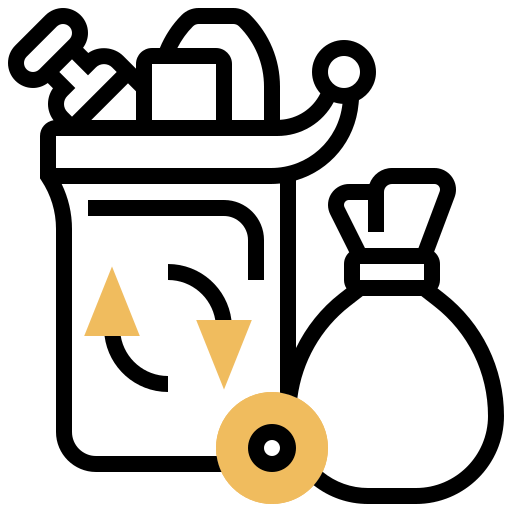 Garbage bin icon