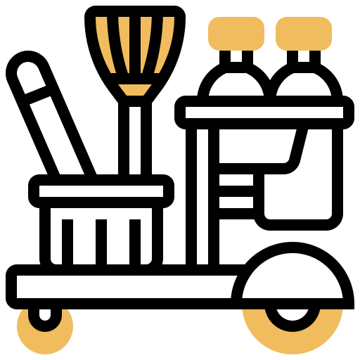 Cleaning tools icon