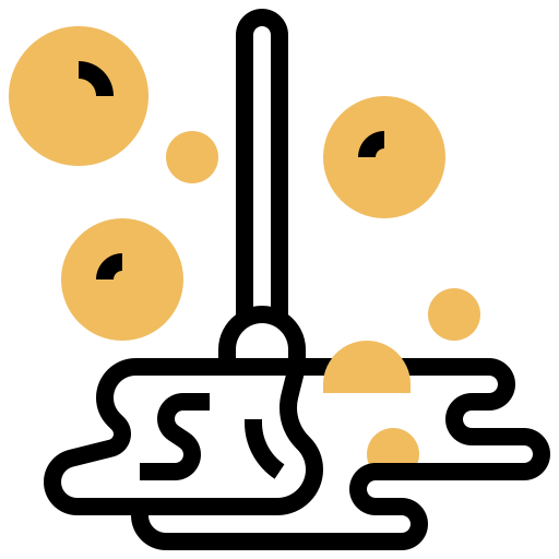Cleaning mop icon