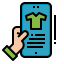 Online shopping icon 64x64