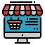 Online shop icon 64x64