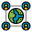 Social networks Symbol 64x64
