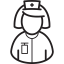 Nurse Bust icon 64x64