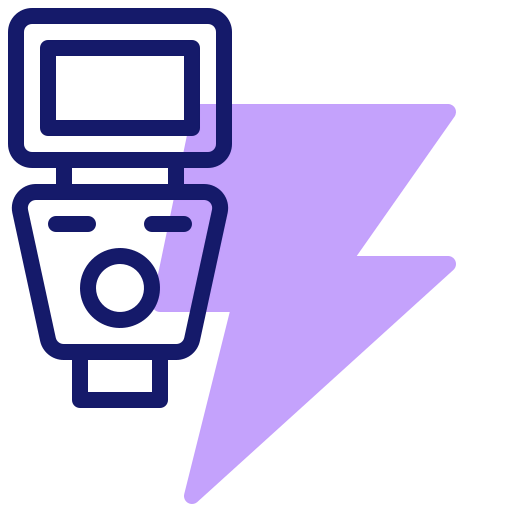 Camera flash icon