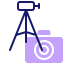 Camera tripod ícone 64x64