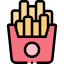 French fries icon 64x64