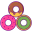 Пончики иконка 64x64