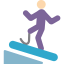Snowboarding icon 64x64