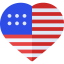 United states of america icon 64x64