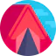 Camping tent icon 64x64