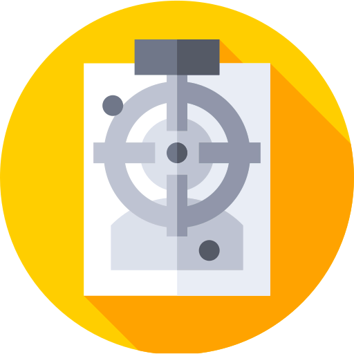 Shooting range icon
