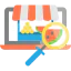 Online shop icon 64x64