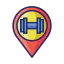 Fitness gym icon 64x64