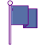 Black flagged icon 64x64