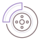 Brake disc icon 64x64