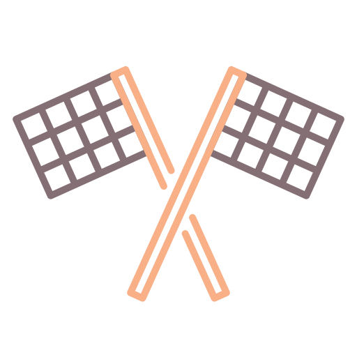 Crossed flags icon