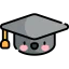 Graduation cap icon 64x64