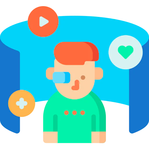 Virtual reality icon