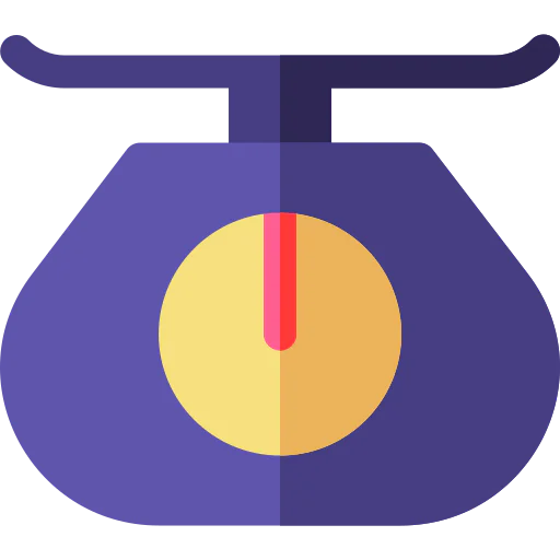 Kitchen scale icon