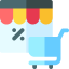 Online shopping icon 64x64