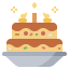Birthday cake icon 64x64