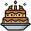 Birthday cake icon 64x64