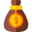 Money bag icon 64x64