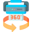 360 degrees icon 64x64