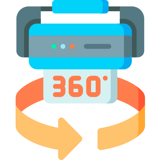360 degrees icon