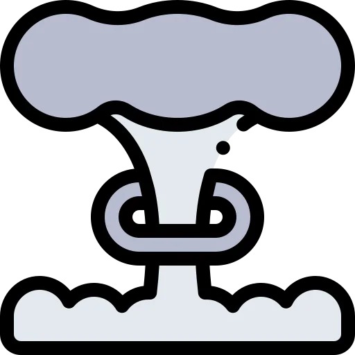 Nuclear explosion icon