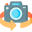 Photo camera icon 64x64