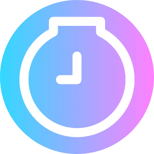 Circular clock icon