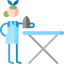 Ironing service icon 64x64