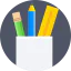 Pencil box icon 64x64