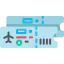 Plane ticket icon 64x64