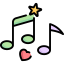 Musical notes icon 64x64