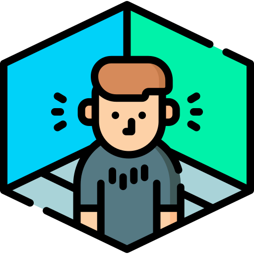 Virtual reality icon
