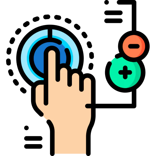 Touch screen icon