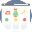 Online shop icon 64x64