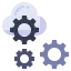 Cloud processing Symbol 64x64