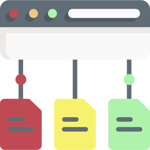 Data flow icon