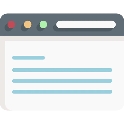 Web page icon