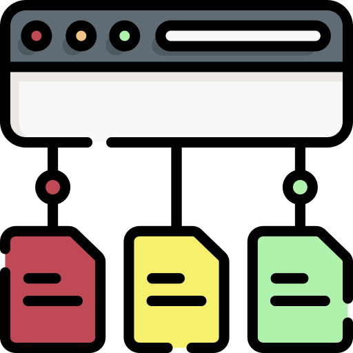 Data flow icon
