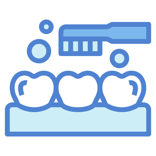 Teeth brushing icon
